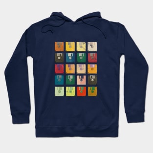 Vintage Diskettes Collection Hoodie